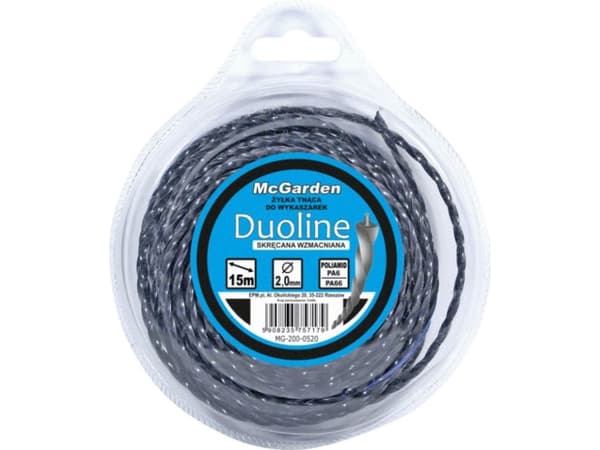 McGarden TWISTED FORSTERKET DUOLINE BRIVER LINE 2,0MM*15 [enheter] - MG-200-0520