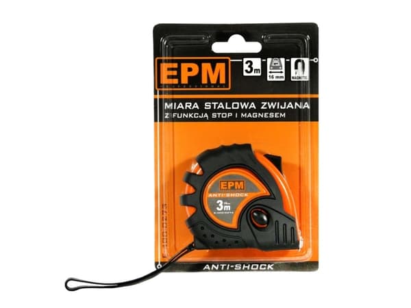EPM ANTI-SHOCK målebånd 5m x 19mm E-400-0275