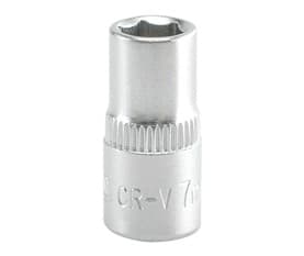 Yato YT-1406, Sokkel, 1/4", Metrisk, 1 huvud(er), 7 mm, Krom-vanadium-stål