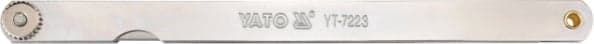 Yato YT-7223, Hopea, 0.05,0.06,0.07,0.08,0.09,0.1,0.15,0.2,0.25,0.3,0.35,0.4,0.45,0.5 mm, 1 kpl, 200 mm
