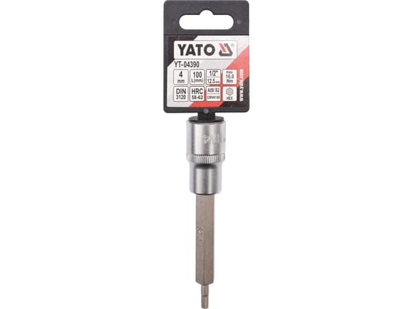 Yato insexskruv 1/2" H4 x 100mm lång (YT-04390)