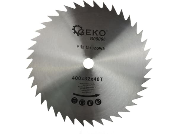 Geko DISC Saw 400x32mm 40 tänder UTAN REGIME - SOLO