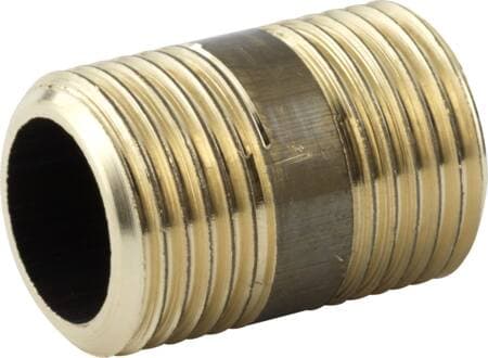 1 - 40mm messing nippelrør