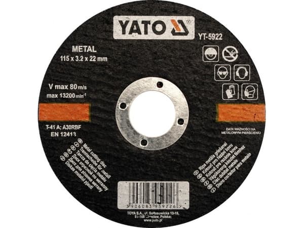 Yato YT-5923, 12,5 cm, 1 styck