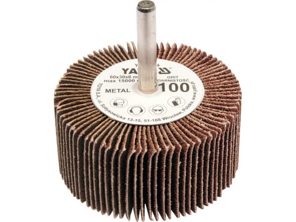 Yato YT-83365, Sliphjul, Metall, Gjuten aluminium, Aluminiumoxid, 15000 RPM, Rund