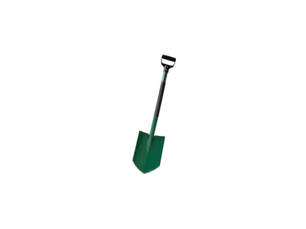 Kard spade skarp med metallskaft, "DY" type håndtak, plast (240)