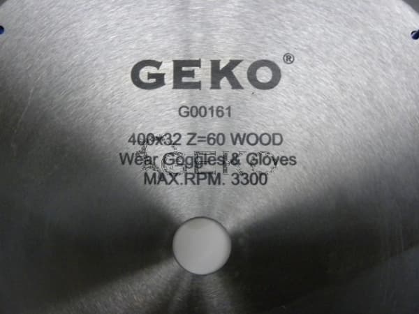 Geko Cirkelsåg 400x32mm 60 tänder WIDIA