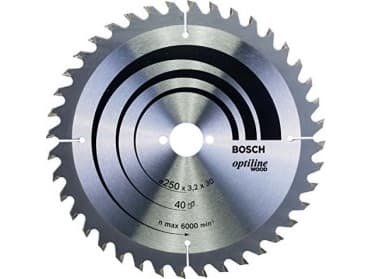 Bosch RUNDSAVKLINGE OPTILINE 250X3,2X30MM 40T 40T