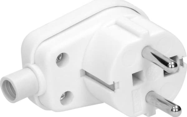 Orno Kulmaliitin, Uni-schuko, irrotettava OR-AE-13182 (valkoinen)