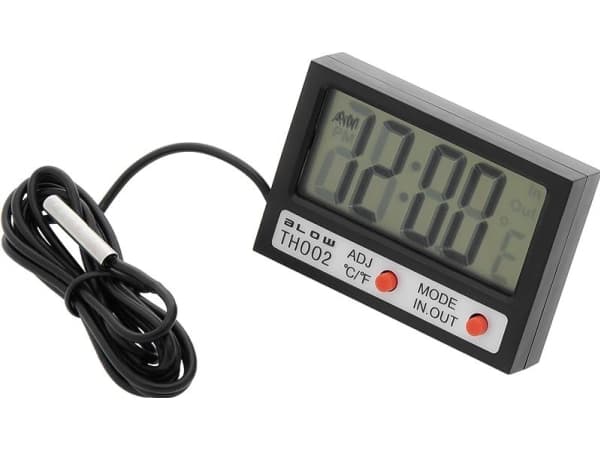 Weather station Blow Panel thermometer BLOW LCD + clock TH002 50-311