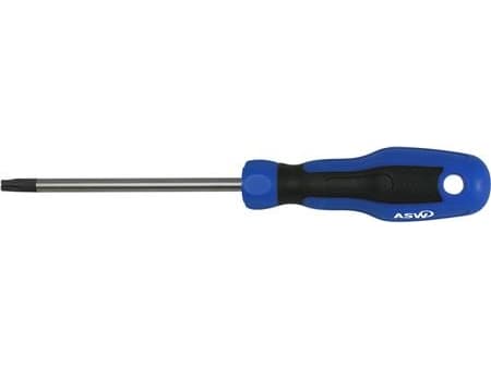 Torx-uraruuvimeisseli T40x125mm, jossa on kaksikomponenttikahva ja eristämätön terä kromimolybdeeniteräksestä CR-MO