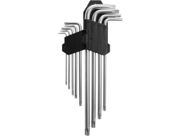 AWTools L-typ torxnycklar T10-T50 9st (AW40531)