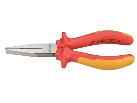 Fladtang 160mm 1000V LAUS i krom stål Cr-Mo 1000V. Til arbejde på emner med op til 1000V, IEC 60900 og VDE godkendt
