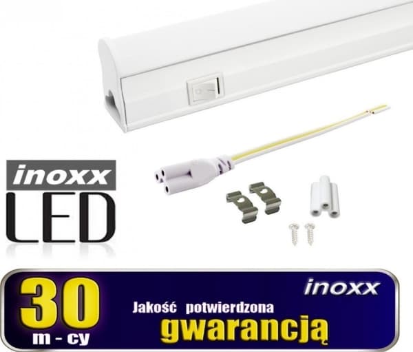 Nvox fluorescent lamp LED linear t5 60cm 8w on/off neutral 4000k surface mounted lamp integrated with the luminaire