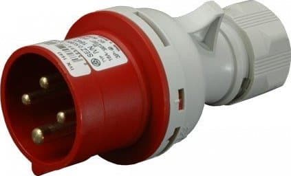 Kannettava pistoke 4P 16A 400V redoma IP44 IVN 1643 IVN 1643