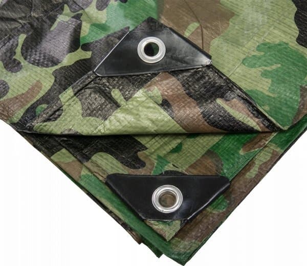 Presenning Bradas CAMOforest kamuflasjepresenning 3 x 5m 90 g.