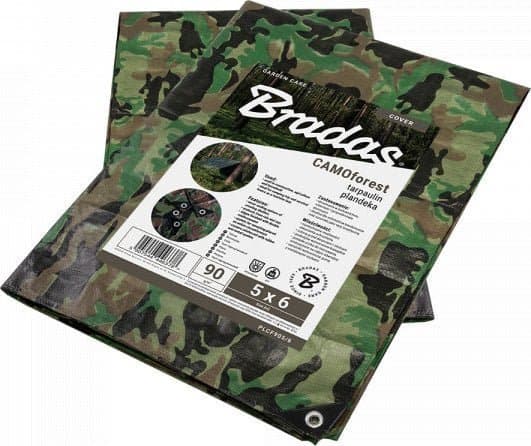 Tavarapeitto Bradas Camouflage pressu CAMOforest 1.5 x 3m 90g.