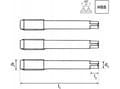 Pikkukuva 5 / 5: Art-Pol ARTPOL M 9x1.25mm VASTAANOTTOTAIPPI SET 3 kpl.