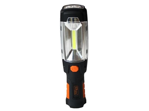 Corona Roterende batterilampe 3W + 6LED 2000mAh (C6817)