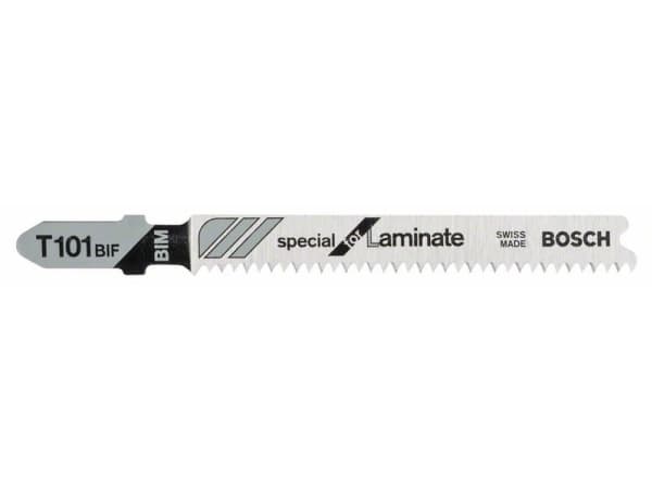 Bosch special for Laminate T 101 BIF - Sticksågblad - för trä, massivt trä, laminat, laminerade paneler, högtryckslaminat (HPL), multiplex panels - 5