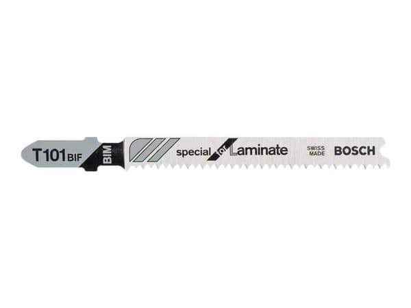 Bosch special for Laminate T 101 BIF - pistosahanterä - puulle, massiivipuulle, laminaateille, laminaattilevyille, korkeapainelaminaatille (HPL), mon