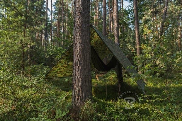 Presenning Bradas CAMOforest kamuflasjepresenning 6 x 12m 90 g.