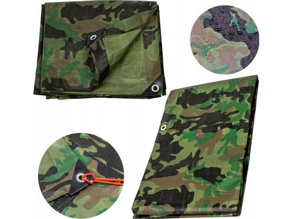 Presenning Bradas CAMOforest kamuflasjepresenning 8 x 10m 90 g.