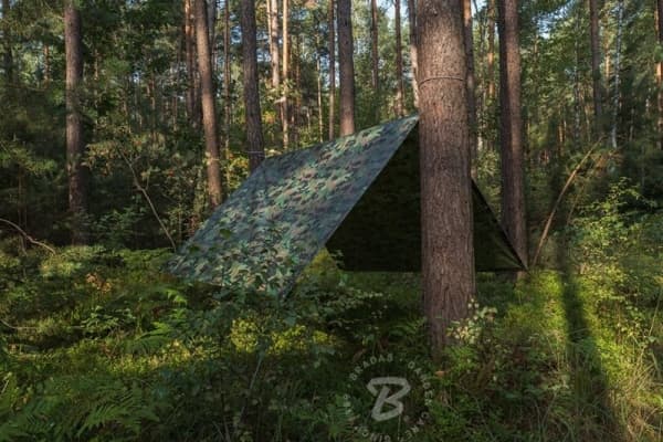 Presenning Bradas CAMOforest kamuflasjepresenning 8 x 10m 90 g.