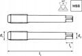 Miniatyrbilde 3 av 5: ARTPOL TAPPING M 4.5x0.50mm set of 2 pieces