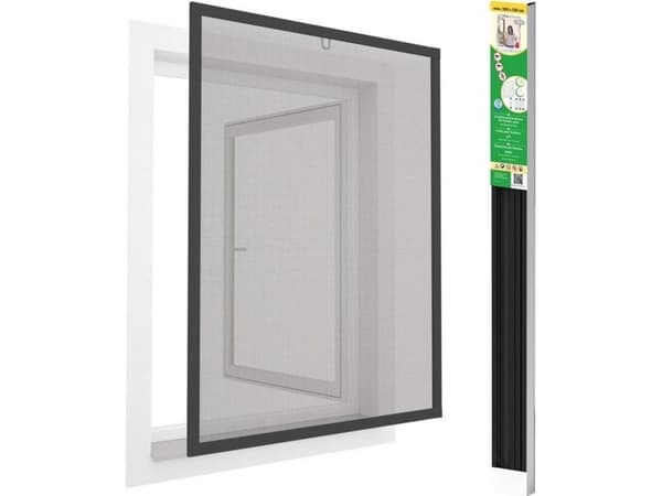 EASY LIFE MOSQUITO NET WINDOW ALU 100X120 ANTHRACITE