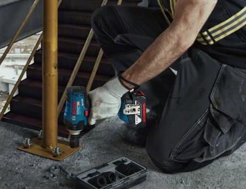 Bosch 0 601 9K0 003, Cordless impact wrench, Trådløs skrutrekker, Sort, Grønn, 1/2", 2500 RPM, 400 Nm, 2500 RPM