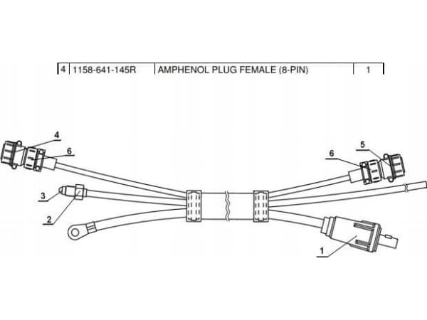 Lincoln Electric 8-PIN CONNECTOR FOR K10370-PG BESTER
