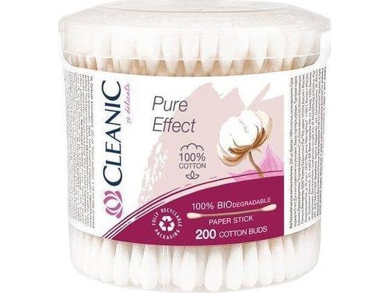 Cleanic Pure Effect pyyhkeet -100% biohajoava 1op.-200kpl (laatikko)