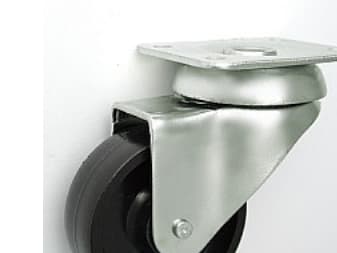 Zabi Plastic furniture wheel with a 40mm swivel housing - M42B