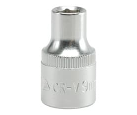Yato YT-1202, Stikkontakt, 1/2", Metrisk, 1 hoder, 9 mm, Kromvanadiumstål