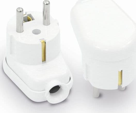 Volteo Vinkelkontakt UNI-SCHUKO, 2P+E, 16A, 250V VITA