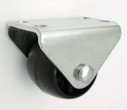 Zabi Plastic furniture wheel with fixed housing 30mm - M33B