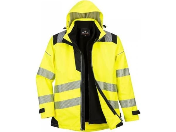 Portwest ARBETARJAKT 3W1 PW365YBR Gul L