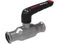 Miniatyrbilde 1 av 2: Broen Ballofix Full Flow FZ 22X22 DN25 lav spindel.