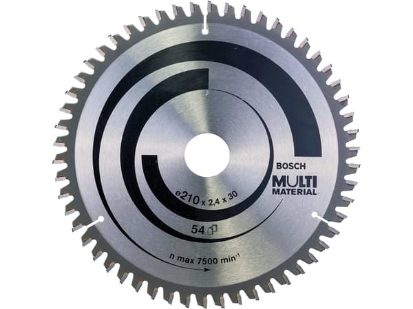 Bosch Multi Material - Sirkelformet sagblad - for multiformål - 210 mm - 54 tenner