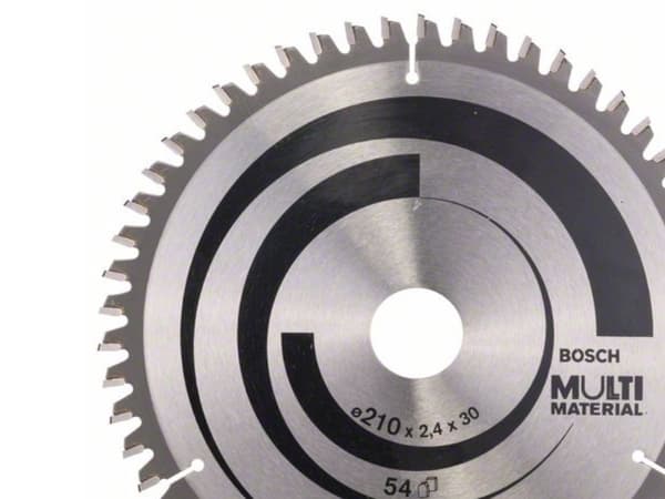 Bosch Multi Material - Sirkelformet sagblad - for multiformål - 210 mm - 54 tenner