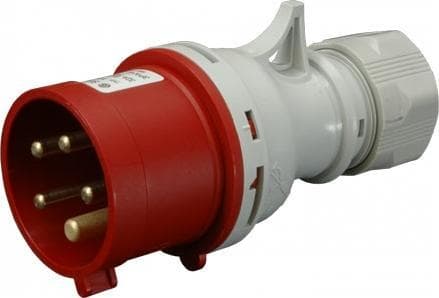 Portabel stickpropp 5P 32A 400V röd IP44 IVN 3253