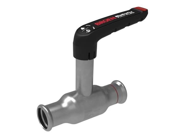 Broen Ballofix Full Flow FZ 28x28 DN25 korkea kara.