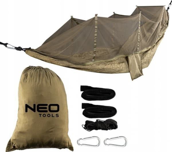 Neo hängmatta med myggnät 330 x 140 cm