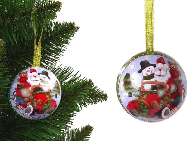 Lean Sport Christmas julgranskula i metall Bil