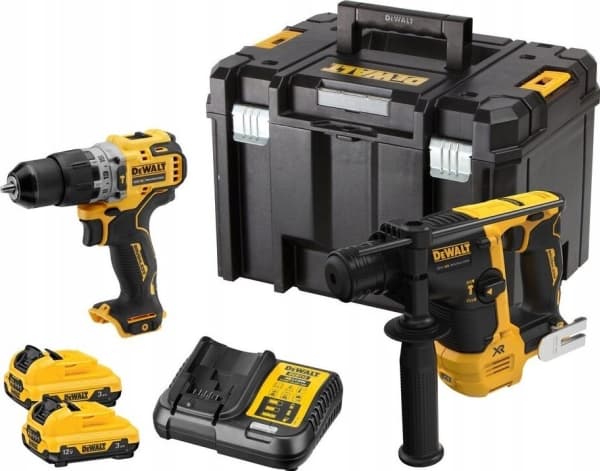 DEWALT.COMBO KIT 12V DCK2102L2T (DCH072 DCD706) 2x3.0Ah TSTAK