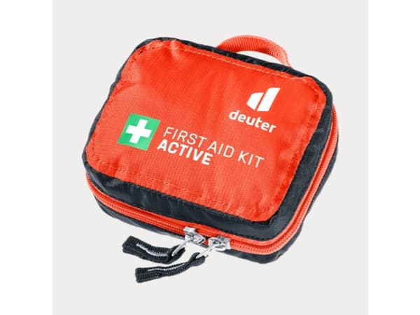 Deuter First Aid Kit Active, Sport first aid kit, Orange, Polyamid, 420 D, Dragkedja, 120 mm