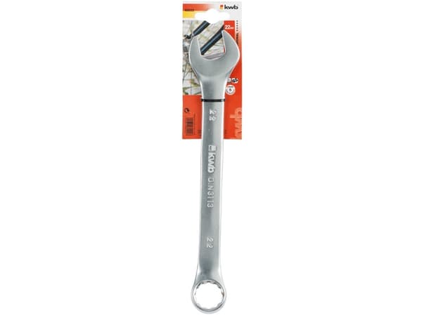 kwb 460222, 22 mm, Metallic, Krom-vanadium-stål, Satin, TÜV Rheinland GS, DIN 3113 A, 1 stk