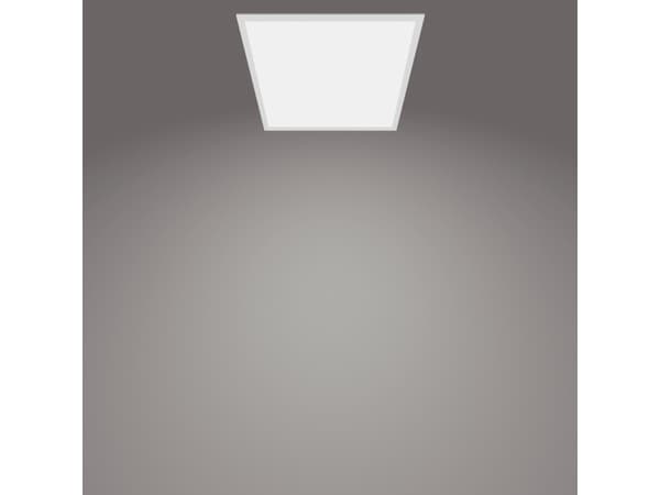 Philips Funktionell Panel taklampa 36 W kvadratisk, LED, Glödlampan/-lamporna kan inte bytas ut, 3600 LM, IP20, Vit