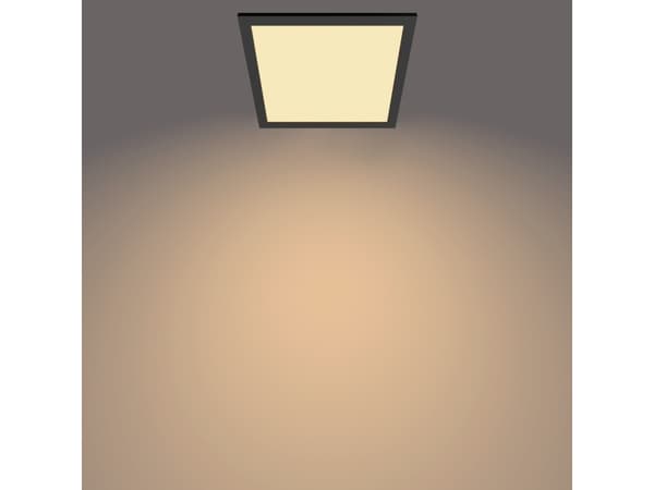 Philips Toiminnollinen Kattovalaisin, LED, 1100 lm, IP20, Musta, Valkoinen